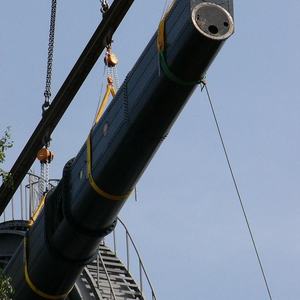 Teleskoprohr am Kran